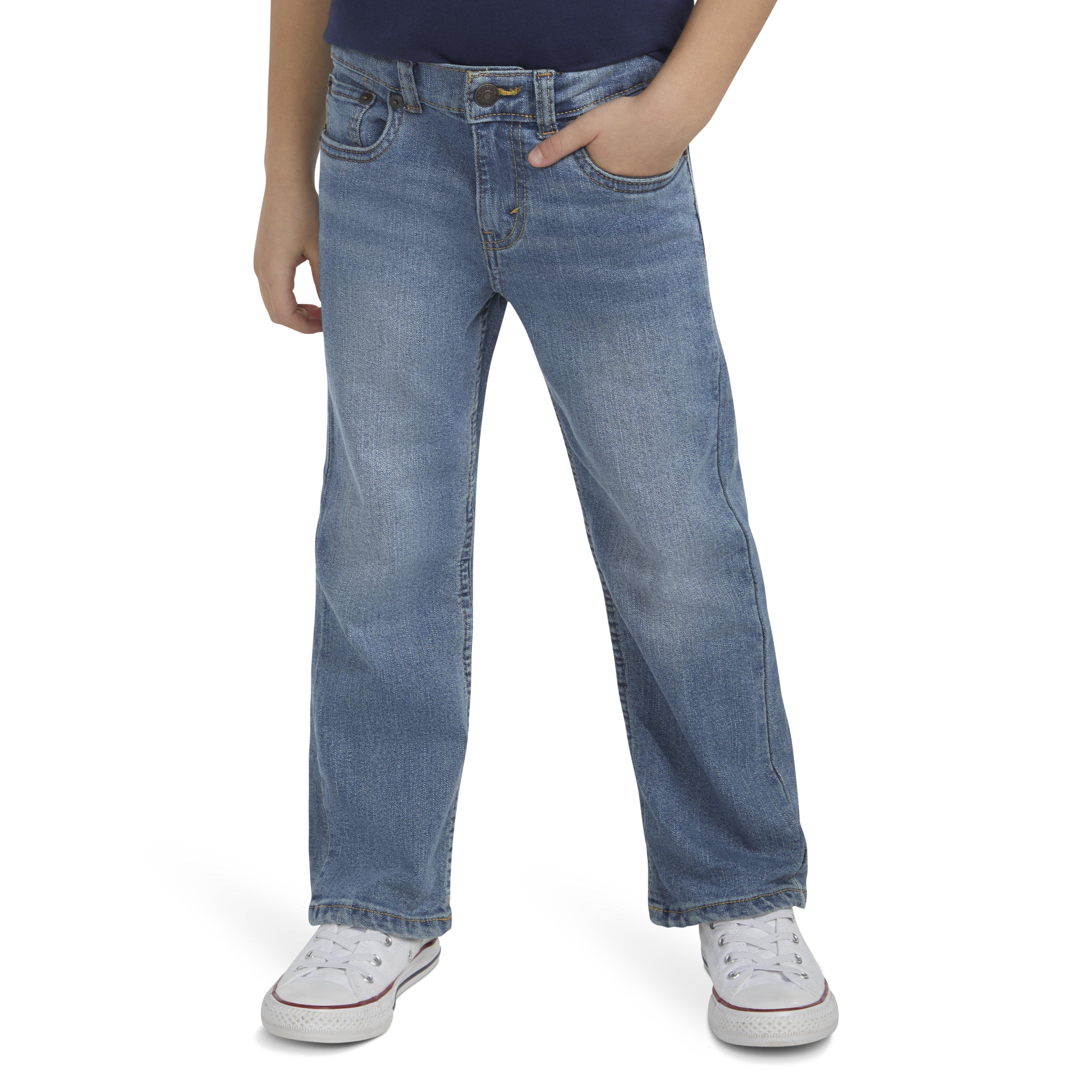Levi's 511 Bootcut Lt Wash Little Boys' Blue Denim Jeans - BLUE